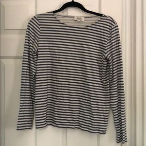 APC A.P.C. striped marinière shirt M blue white